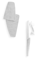 E71066 Boucles d'oreilles clips superposées - Karine Sultan - Vignette | Karine Sultan