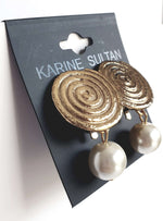 E68933 Boucles d'oreilles clips - Karine Sultan - Vignette | Karine Sultan