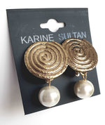E68933 Boucles d'oreilles clips - Karine Sultan - Vignette | Karine Sultan