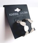 E70012 Boucles d'oreilles Créoles Mini Coin - Karine Sultan - Vignette | Karine Sultan