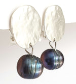 E70613 Perle noire paon - à clipser - Karine Sultan - Vignette | Karine Sultan