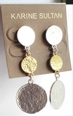 E50871 Boucles d'oreilles pendantes - Karine Sultan - Vignette | Karine Sultan