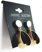 E54012 Boucles d'oreilles Métaux mixtes - Karine Sultan - Vignette | Karine Sultan