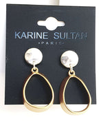 E54012 Boucles d'oreilles Métaux mixtes - Karine Sultan - Vignette | Karine Sultan