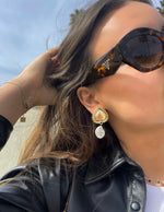 E72707 Boucles d'oreilles clous cœurs - Karine Sultan - Vignette | Karine Sultan