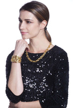 B50026 Bracelet perles allongées - Karine Sultan - Vignette | Karine Sultan