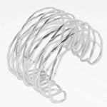 B61047 Bracelet Manchette Fil - Karine Sultan - Vignette | Karine Sultan