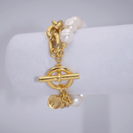 B75502 Bracelet superposé perles et chaîne forçat - Karine Sultan - Vignette | Karine Sultan