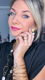 B61047 Bracelet Manchette Fil - Karine Sultan - Vignette | Karine Sultan