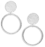 E70634 Boucles d'oreilles pendante Statement - Karine Sultan - Vignette | Karine Sultan