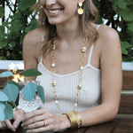 B50596 Bracelet manchette chatoyant - Karine Sultan - Vignette | Karine Sultan