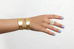B57016 Bracelet Manchette fendue - Karine Sultan - Vignette | Karine Sultan