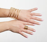 B61047 Bracelet Manchette Fil - Karine Sultan - Vignette | Karine Sultan