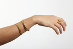 B61045 Bracelet Manchette fendue minimaliste - Karine Sultan - Vignette | Karine Sultan