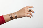 B57016 Bracelet Manchette fendue - Karine Sultan - Vignette | Karine Sultan