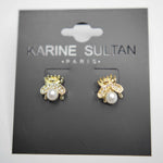 E71070 Boucles d'oreilles abeilles - Karine Sultan - Vignette | Karine Sultan