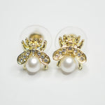 E71070 Boucles d'oreilles abeilles - Karine Sultan - Vignette | Karine Sultan