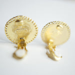 E71084 Boucles d'oreilles clips grosses pièces - Karine Sultan - Vignette | Karine Sultan