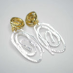 E71091 Boucles d'oreilles Métaux mixtes - Karine Sultan - Vignette | Karine Sultan