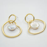 E72512 Boucles d'oreilles pendantes - Karine Sultan - Vignette | Karine Sultan