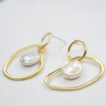 E72512 Boucles d'oreilles pendantes - Karine Sultan - Vignette | Karine Sultan