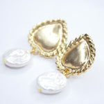 E72707 Boucles d'oreilles clous cœurs - Karine Sultan - Vignette | Karine Sultan