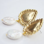 E72707 Boucles d'oreilles clous cœurs - Karine Sultan - Vignette | Karine Sultan