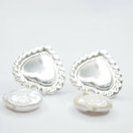 E72707 Boucles d'oreilles clous cœurs - Karine Sultan - Vignette | Karine Sultan