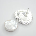 E72707 Boucles d'oreilles clous cœurs - Karine Sultan - Vignette | Karine Sultan