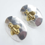 E74618 Boucles d'oreilles clips Métaux mixtes - Karine Sultan - Vignette | Karine Sultan