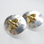 E74618 Boucles d'oreilles clips Métaux mixtes - Karine Sultan - Vignette | Karine Sultan