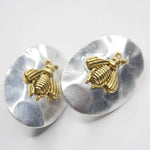 E74618 Boucles d'oreilles clips Métaux mixtes - Karine Sultan - Vignette | Karine Sultan