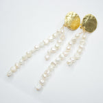 E75508 Boucles d'oreilles clips Goutte de Neige - Karine Sultan - Vignette | Karine Sultan