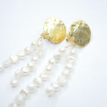 E75508 Boucles d'oreilles clips Goutte de Neige - Karine Sultan - Vignette | Karine Sultan