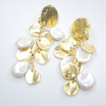 E75510 Boucles d'oreilles clips perle - Karine Sultan - Vignette | Karine Sultan