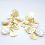 E75510 Boucles d'oreilles clips perle - Karine Sultan - Vignette | Karine Sultan