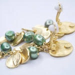 E75510 Boucles d'oreilles clips vert - Karine Sultan - Vignette | Karine Sultan