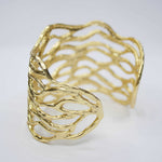 B56005 Bracelet Manchette ajourée - Karine Sultan - Vignette | Karine Sultan