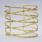 B61047 Bracelet Manchette Fil - Karine Sultan - Vignette | Karine Sultan