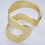 B57016 Bracelet Manchette fendue - Karine Sultan - Vignette | Karine Sultan