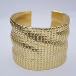 B62062 Bracelet manchette en cotte de mailles - Karine Sultan - Vignette | Karine Sultan