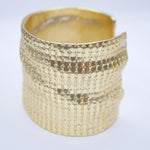 B62062 Bracelet manchette en cotte de mailles - Karine Sultan - Vignette | Karine Sultan