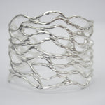 B56005 Bracelet Manchette ajourée - Karine Sultan - Vignette | Karine Sultan