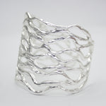 B56005 Bracelet Manchette ajourée - Karine Sultan - Vignette | Karine Sultan