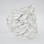 B56005 Bracelet Manchette ajourée - Karine Sultan - Vignette | Karine Sultan