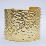 B50596 Bracelet manchette chatoyant - Karine Sultan - Vignette | Karine Sultan