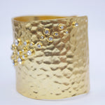 B50596 Bracelet manchette chatoyant - Karine Sultan - Vignette | Karine Sultan