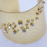 B50596 Bracelet manchette chatoyant - Karine Sultan - Vignette | Karine Sultan