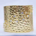 B50596 Bracelet manchette chatoyant - Karine Sultan - Vignette | Karine Sultan