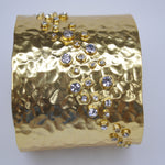 B50596 Bracelet manchette chatoyant - Karine Sultan - Vignette | Karine Sultan